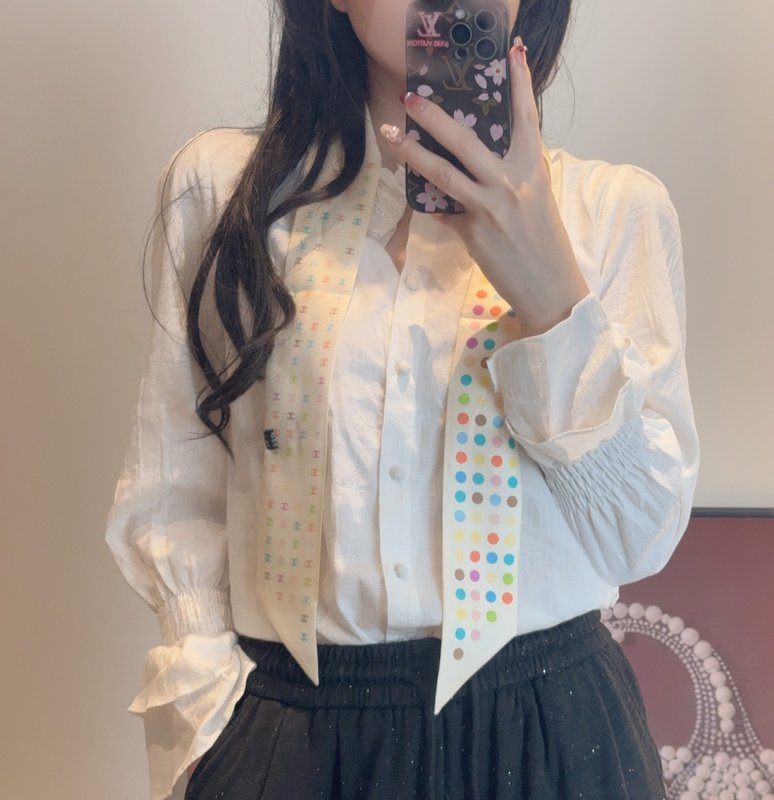 샤넬 스타일 실크 헤어밴드 001-266697