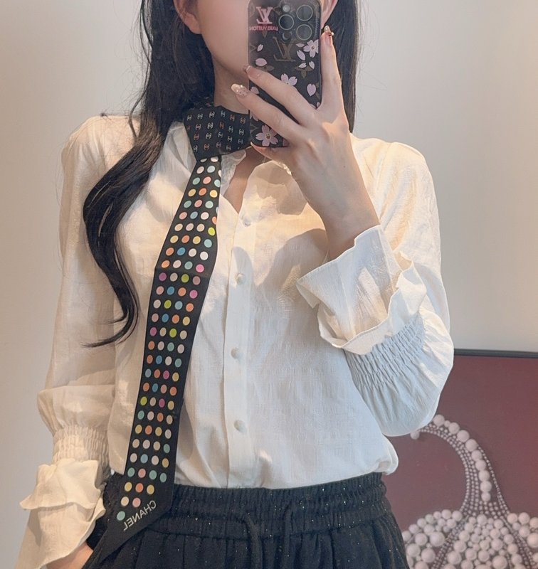 샤넬 스타일 실크 헤어밴드 001-266697