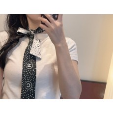 샤넬 실크 헤어밴드 리본 001-266701
