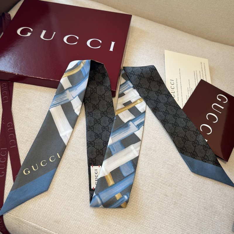 GUCCI 실크 양면 스카프 001-266707