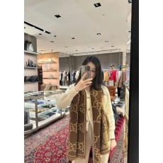 구찌 스타일 레터 울 스카프 001-266742