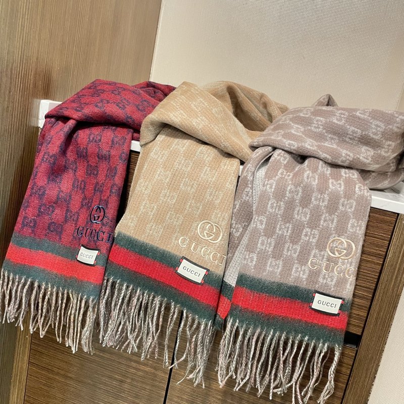GUCCI 고전 GG 레터 스카프 001-266748
