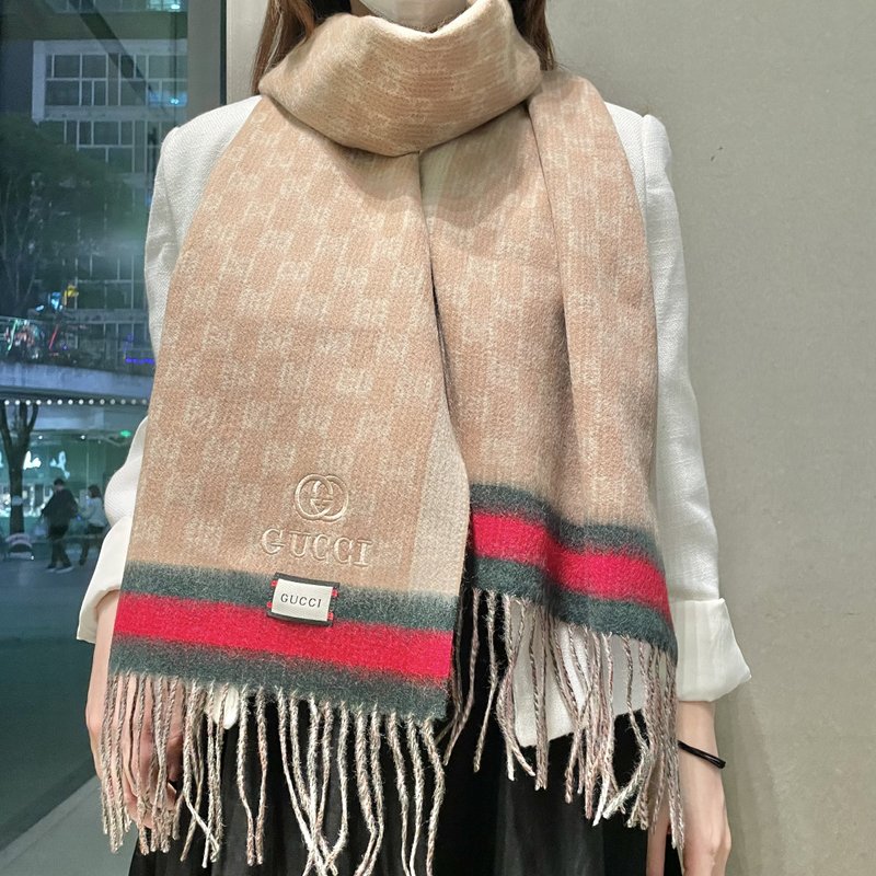 GUCCI 고전 GG 레터 스카프 001-266748
