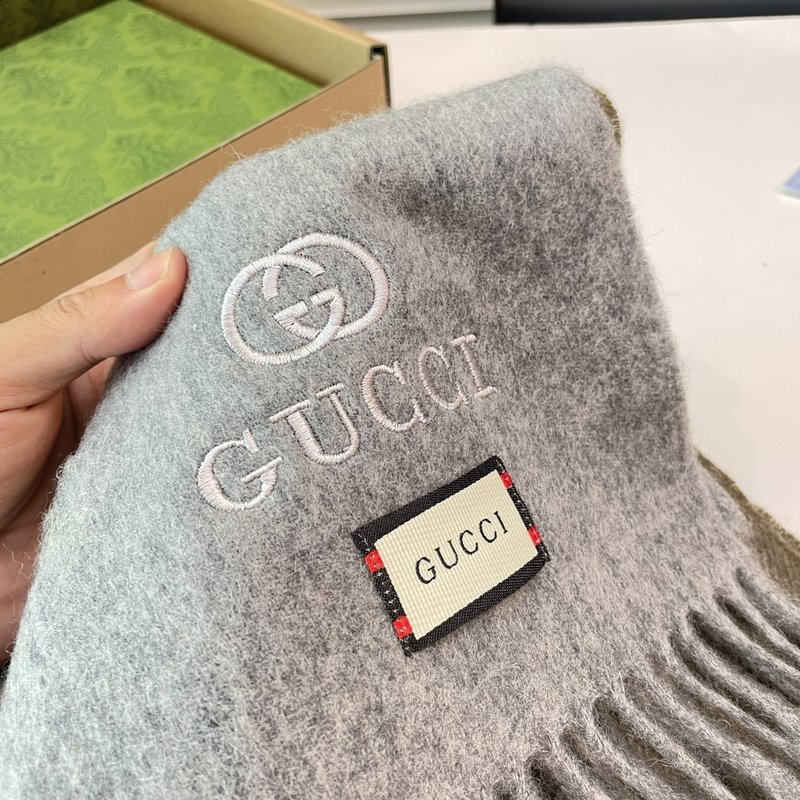 GUCCI 클래식 남녀공용 스카프 001-266758