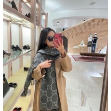 GUCCI 꽃무늬 양면 스카프 001-266761