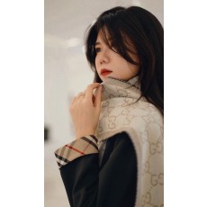 구찌 양면 GG 패턴 스카프 001-266763