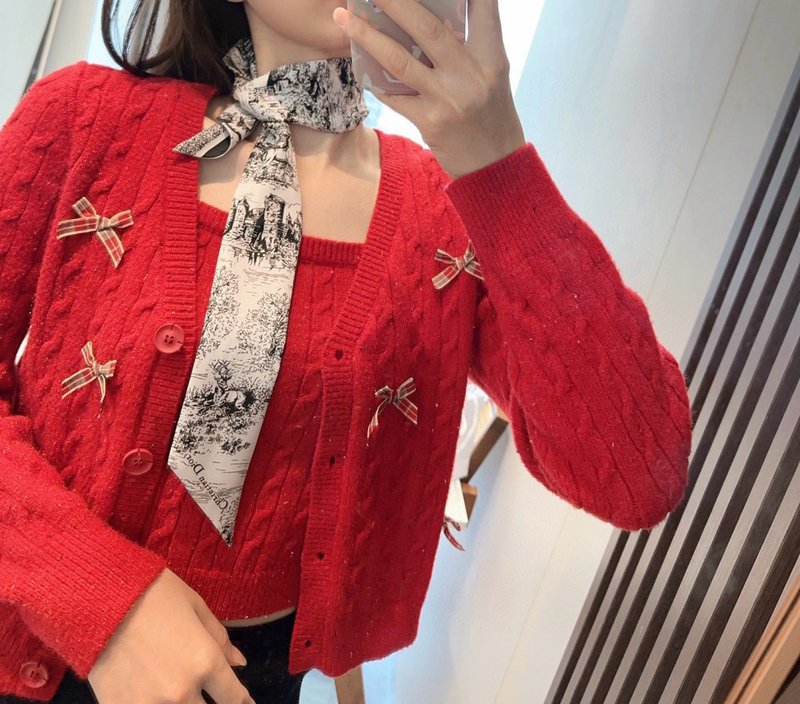 디올 스코틀랜드 쥬이 프린트 스카프 001-266782