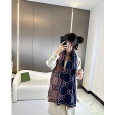 구찌 GG 패턴 양면 자카드 울 스카프 001-266783