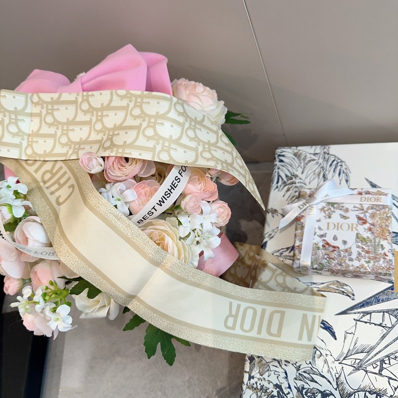 디올 Montaigne 헤어밴드 스카프 001-266817
