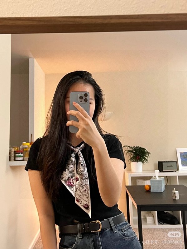 디올 토끼 한정판 헤어밴드 스카프 001-266818