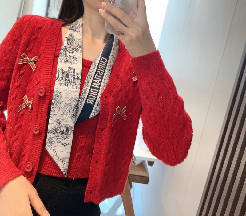 디올 미짜 스카프 스코틀랜드 주이 프린트 001-266834