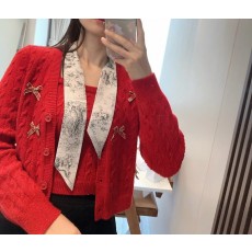 디올 미짜 스카프 (흰색/네이비 스코틀랜드 주이 프린트 001-266836