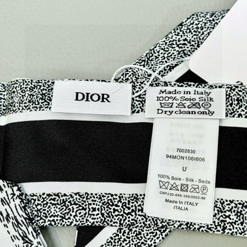 DIOR 디올 트윌리 스카프 정글 코끼리 001-266906