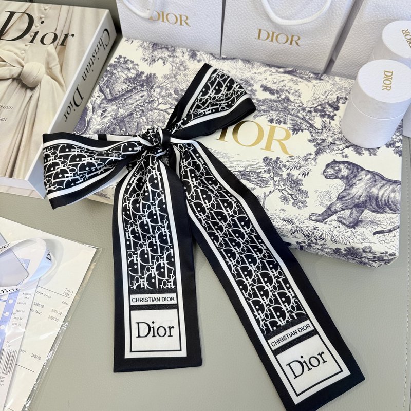 DIOR 디올 몽테뉴 미차 헤어밴드 스카프 001-266934
