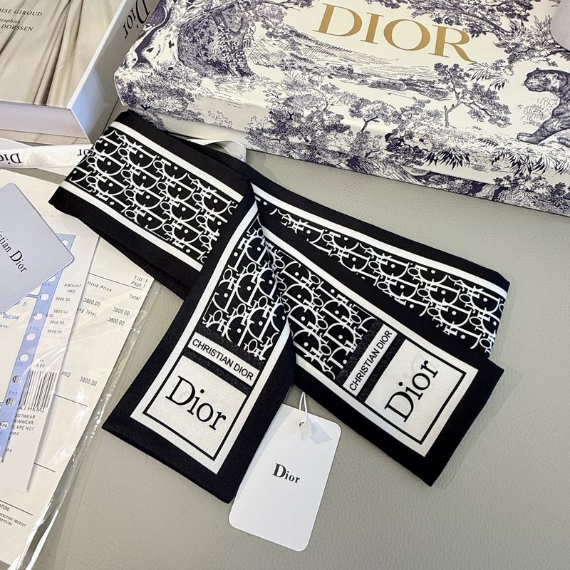 DIOR 디올 몽테뉴 미차 헤어밴드 스카프 001-266934