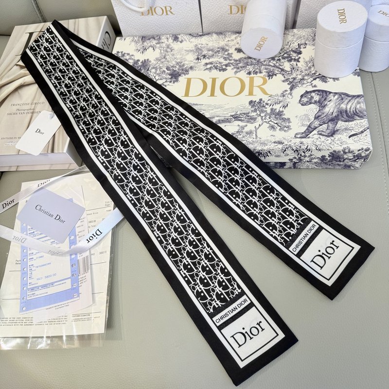 DIOR 디올 몽테뉴 미차 헤어밴드 스카프 001-266934