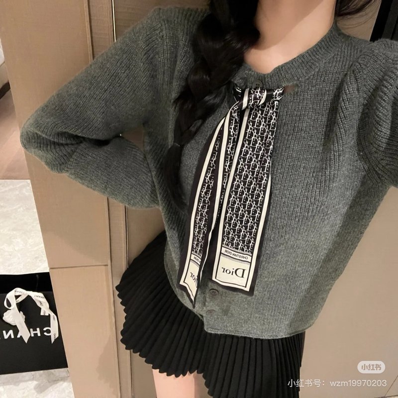DIOR 디올 몽테뉴 미차 헤어밴드 스카프 001-266934