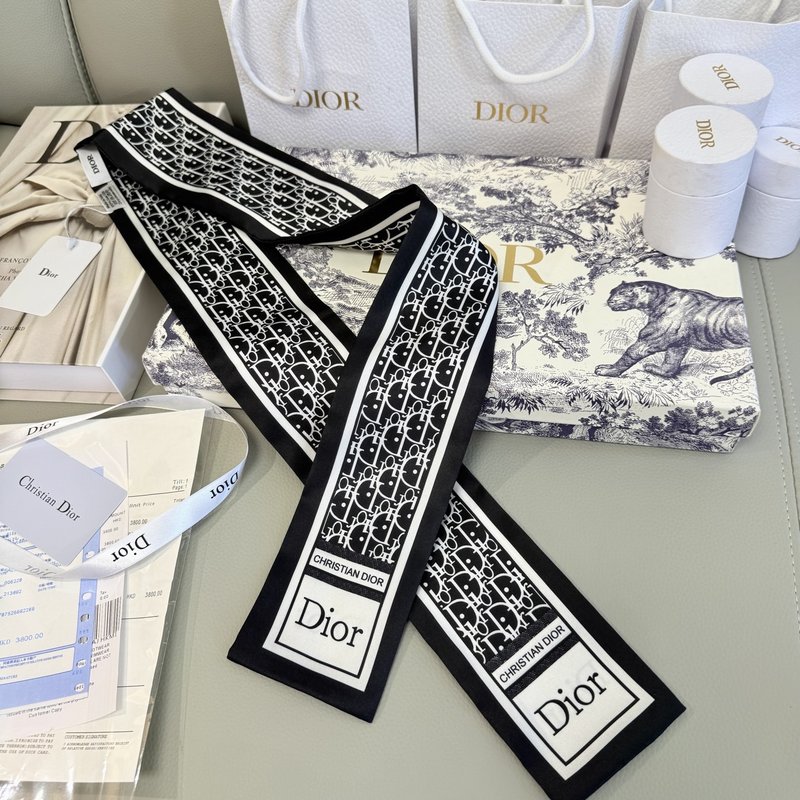 DIOR 디올 몽테뉴 미차 헤어밴드 스카프 001-266934