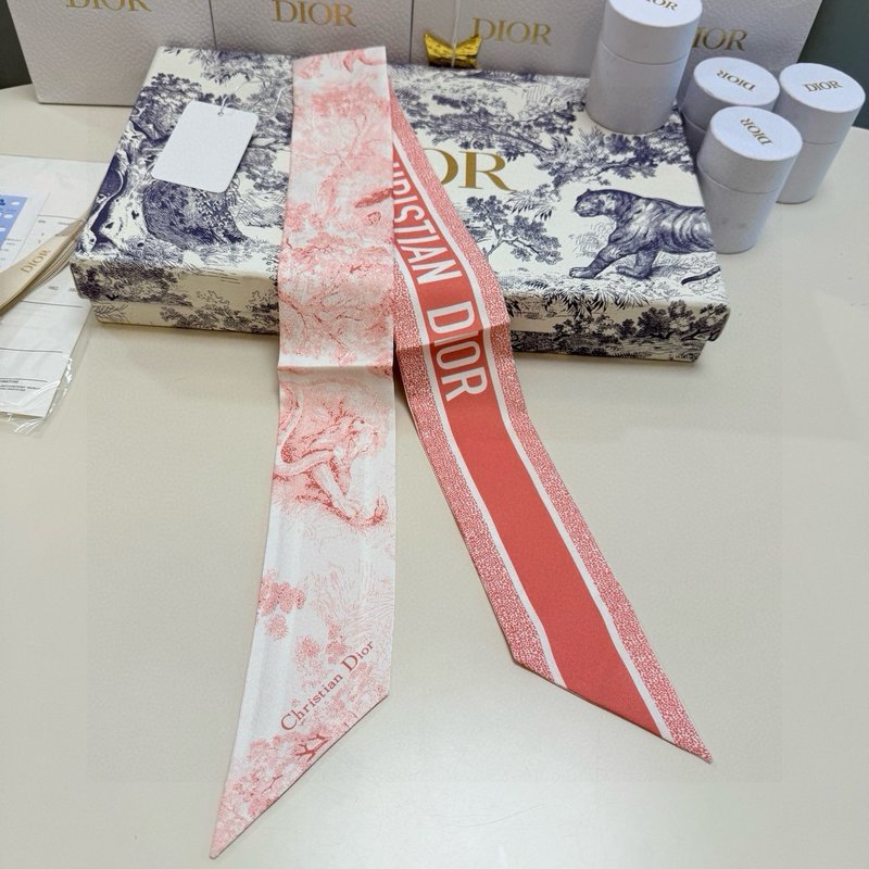 디올 정글 동물원 리본 스카프 001-267002