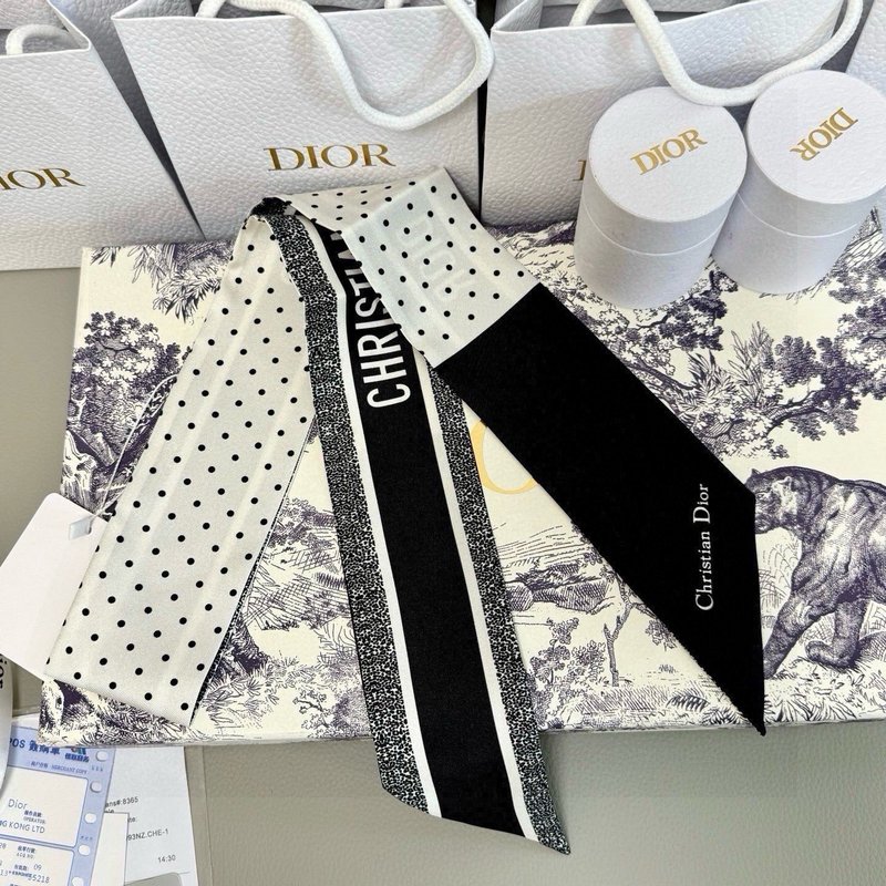 DIOR 디올 도트 스카프 001-267006