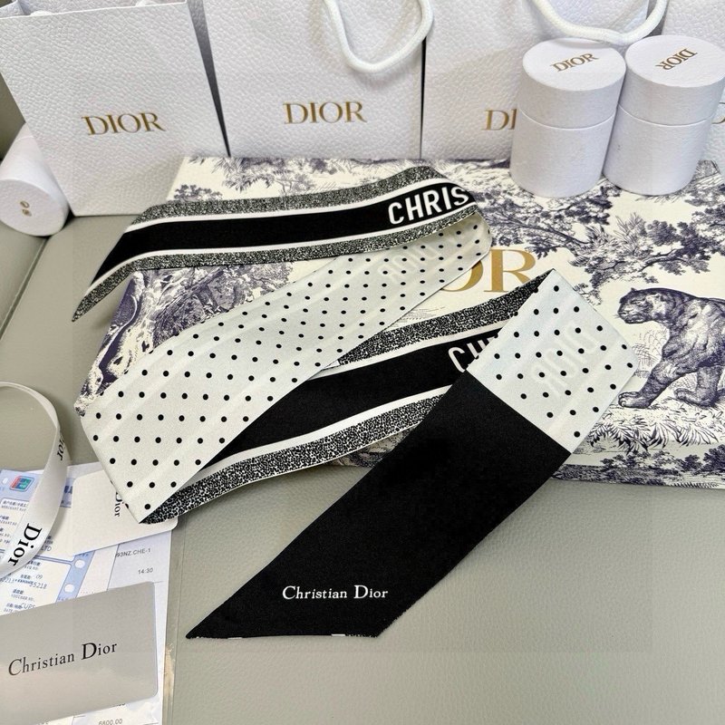 DIOR 디올 도트 스카프 001-267006