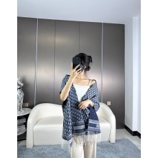 DIOR 클래식 오블리크 프린트 캐시미어 스카프 001-267041