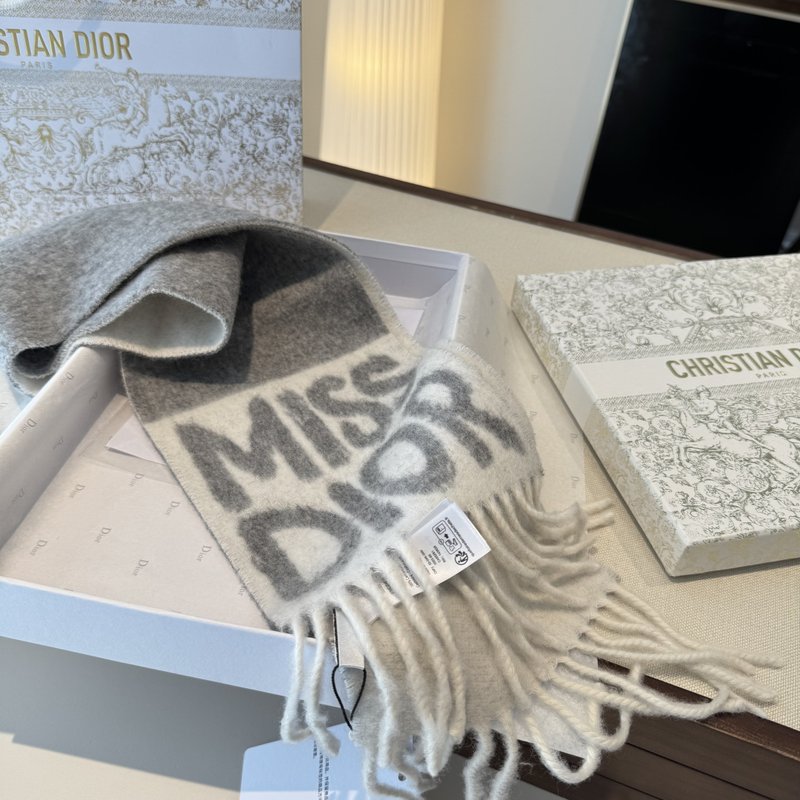 디올 Miss Dior Graffiti 캐시미어 머플러 001-267043