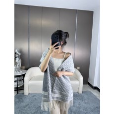디올 오블리크 프린트 캐시미어 스카프 001-267047