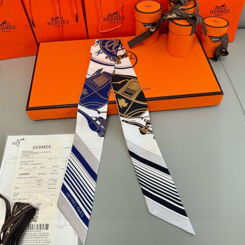 HERMES 장서장 Twilly 작은 스카프 001-267123