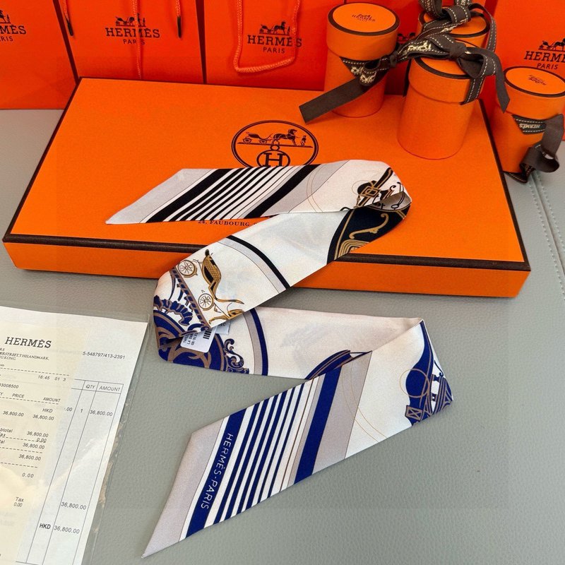 HERMES 장서장 Twilly 작은 스카프 001-267123