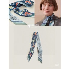 에르메스 표범 패턴 트윌리 스카프 001-267181