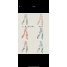 에르메스 시티 오브 라이트 실크 스카프 (양면) 001-267508
