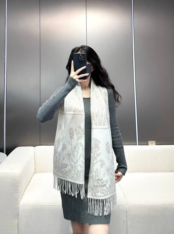 에르메스 캐시미어 머플러 남녀공용 001-267623