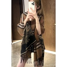 버버리 양면 자카드 머플러 001-267670