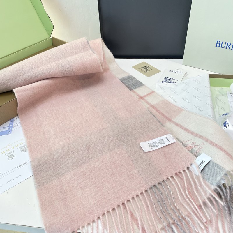 버버리 양면 양털 머플러 001-267715