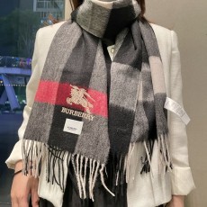 버버리 남성용 스카프 고급 캐시미어 자수 001-267938