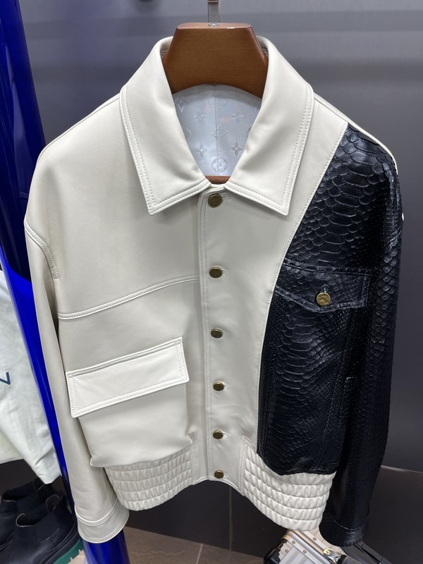 LV 양피 & 비단뱀 가죽 자켓 001-267995