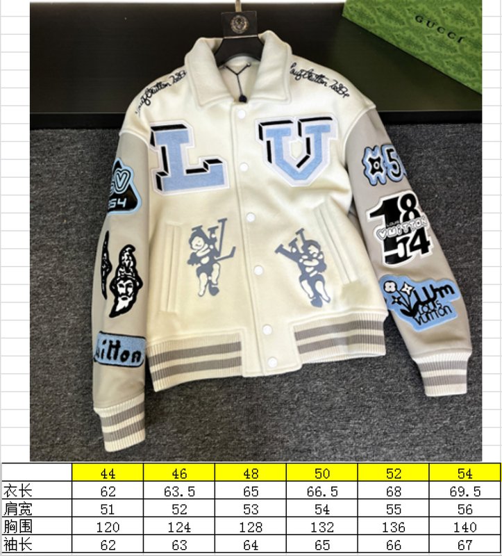LV 2025 가을겨울 신상 야구 점퍼 가죽자켓 001-267999