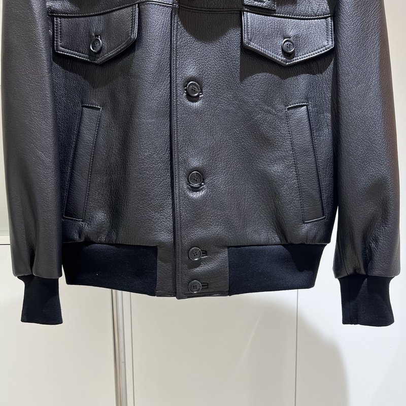 Prada 남성용 진짜 가죽 자켓 001-268144