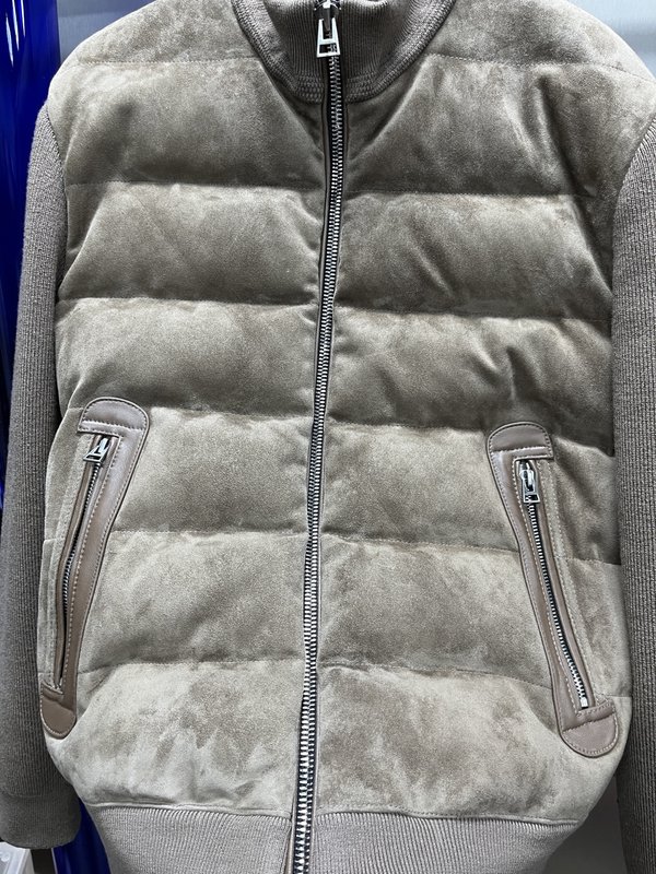 TomFord 스웨이드 다운 자켓 001-268161