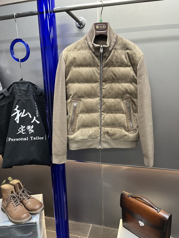TomFord 스웨이드 다운 자켓 001-268161