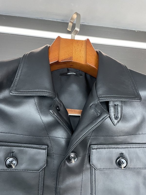 Tom Ford 워크 칼라 양가죽 자켓 001-268164