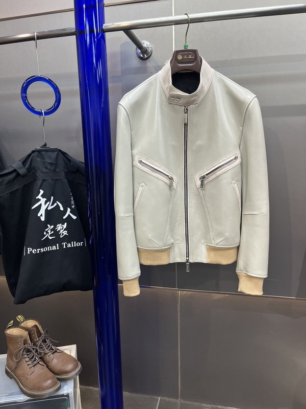 TF 심플 양피 자켓 001-268216