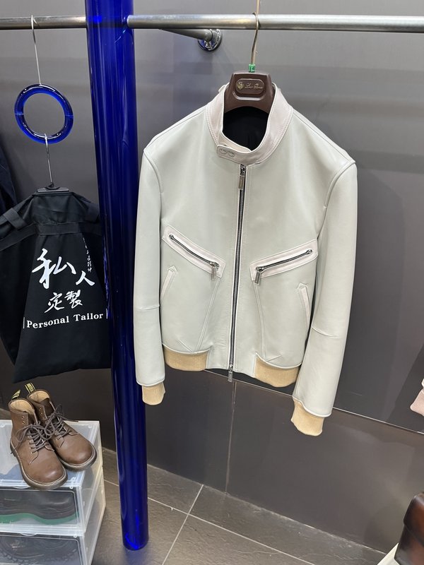 TF 심플 양피 자켓 001-268216