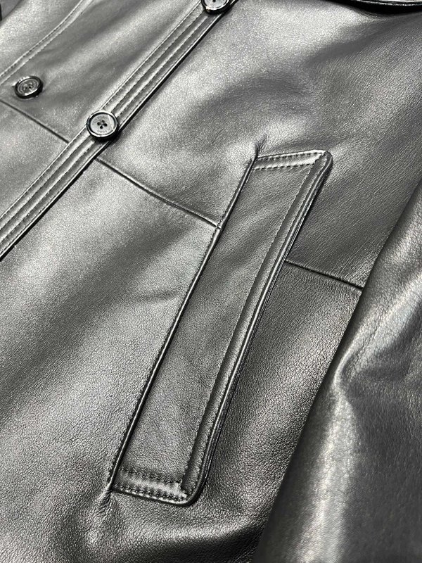 TOM FORD 비즈니스 캐주얼 가죽 자켓 001-268228