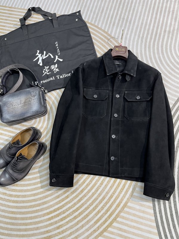 TOM FORD 블랙 가죽 자켓 001-268240