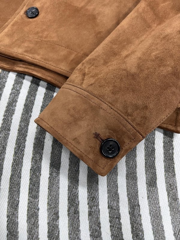 TOM FORD 턴다운 칼라 가죽 자켓 001-268259