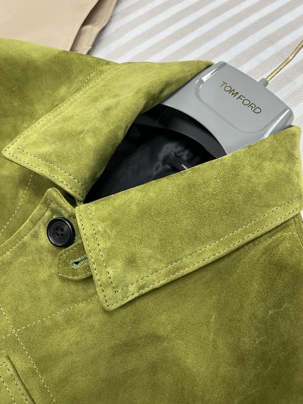 TOM FORD 턴다운 칼라 가죽 자켓 001-268263