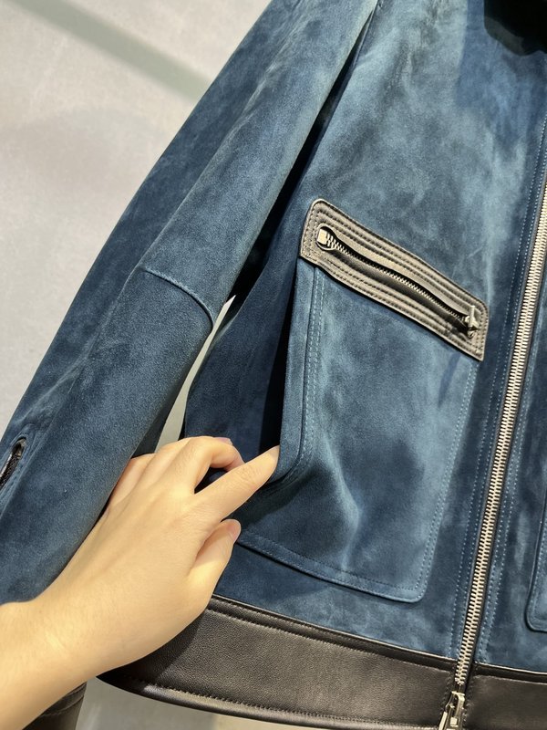 TOM FORD 데님 가죽 자켓 001-268279