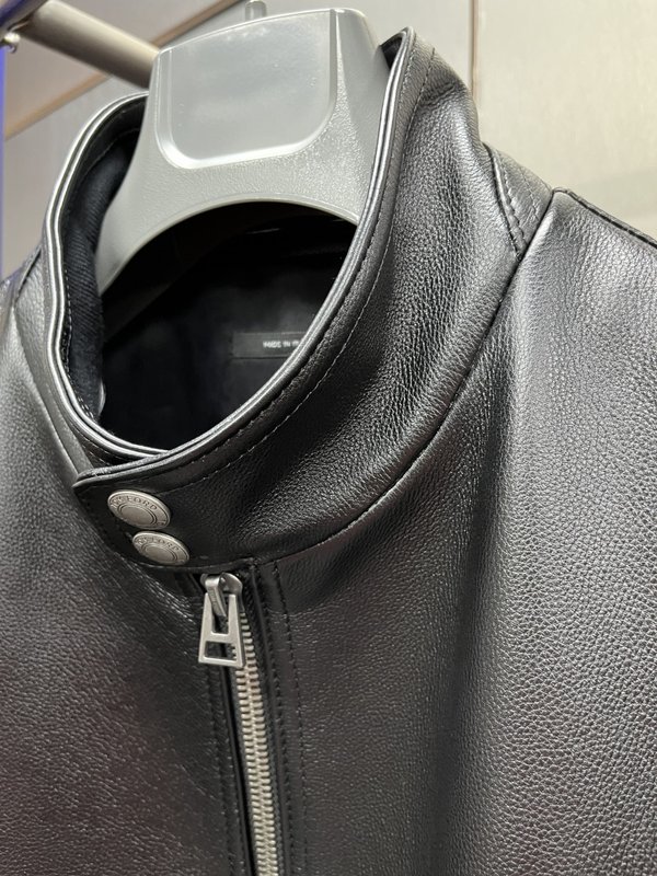 Tom Ford 스탠드칼라 가죽 자켓 001-268282